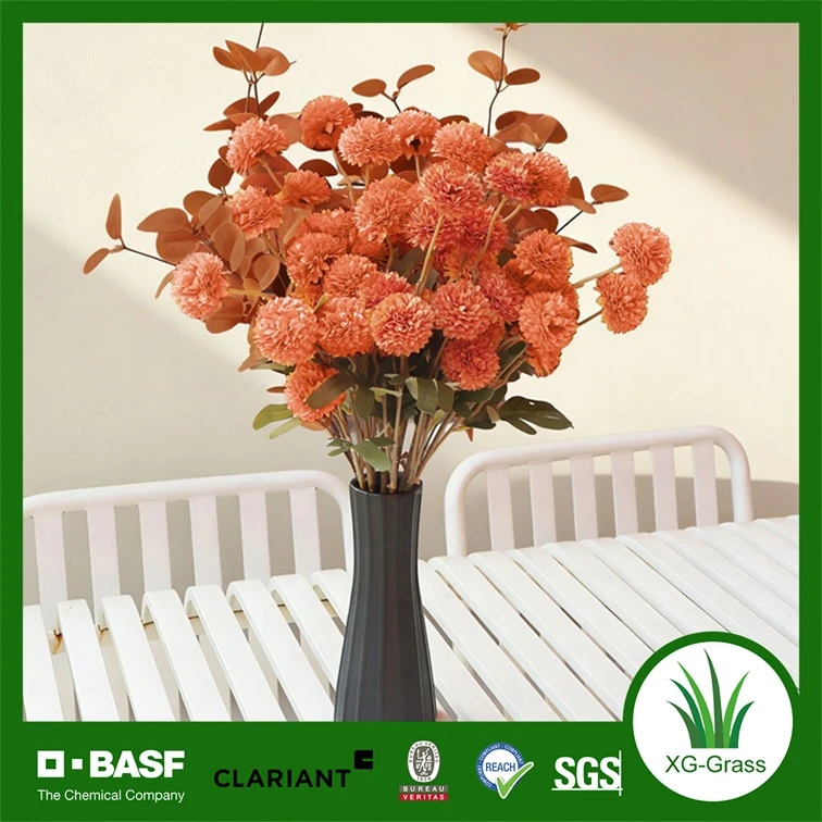 Fake Silk Pompon Mum kunstige blomster