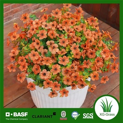 Kunstig blomsterbukett av stoff